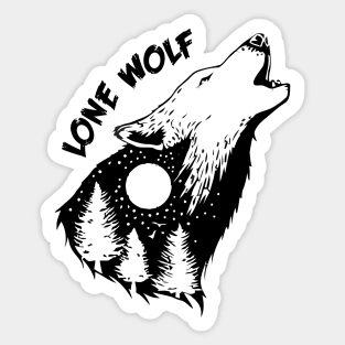 Lone Wolf Sticker